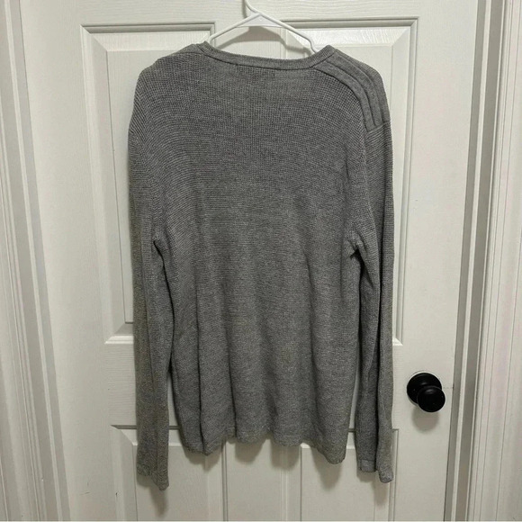 Michael Kors Mens Gray Crewneck Wool Blend Sweater Size Large - Picture 2 of 5